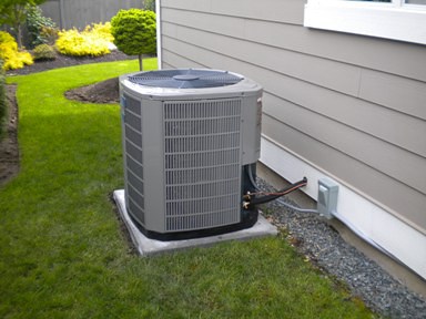 A Ductless Mini Split Heat Pump installed at a residence
