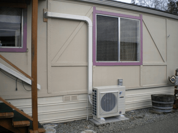 Daikin ductless mini split outdoor unit.