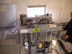 Refrigeration Unit. Compressor Replacement